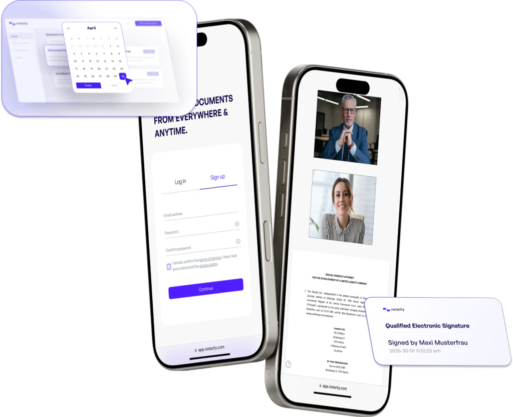 Notarity Online Begläubigung